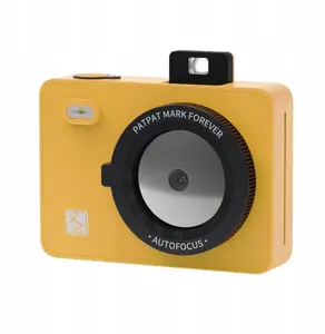 Instant foto printeris Impossible Hanin Z5s 2MP 300 DPI Bluetooth LED ar patronām — dzeltenais