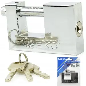 Shackleless Pin Padlock GEKO 90 mm (12/48) – long shackle pin design