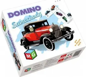 Multigra Domino Samochody – Multigra domino set with car-themed tiles
