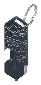 Atslēgu piekariņš Gerber 1075359 — atslēgu gredzens/uzglab. maciņš, tumši zils, platums 63,5 mm, 28 g