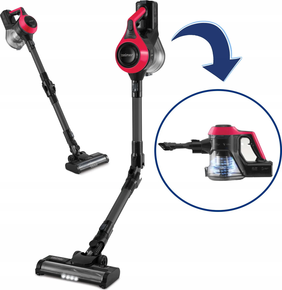 Stāvpadevējs putekļsūcējs HOOVER ZSVC 511DF PIOTR