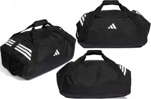 Сумка-дафл ADIDAS Tiro Duffle Medium KB0786 черная – средняя спортивно-путешественная сумка