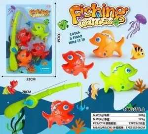 Набор для ловли рыб LEANToys 551818 — магнитная игра для купания и ролевых игр