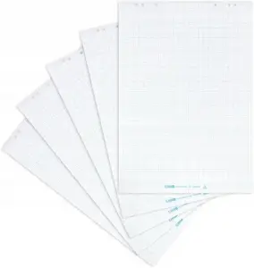 Flipčarta loksne Proma LANDRE 65×98 cm, 20 lapas, rūtiņas, 25–80 g/m²