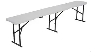 Saliekamā dārza sola 183 cm nils extreme — modelis NC3404, balta