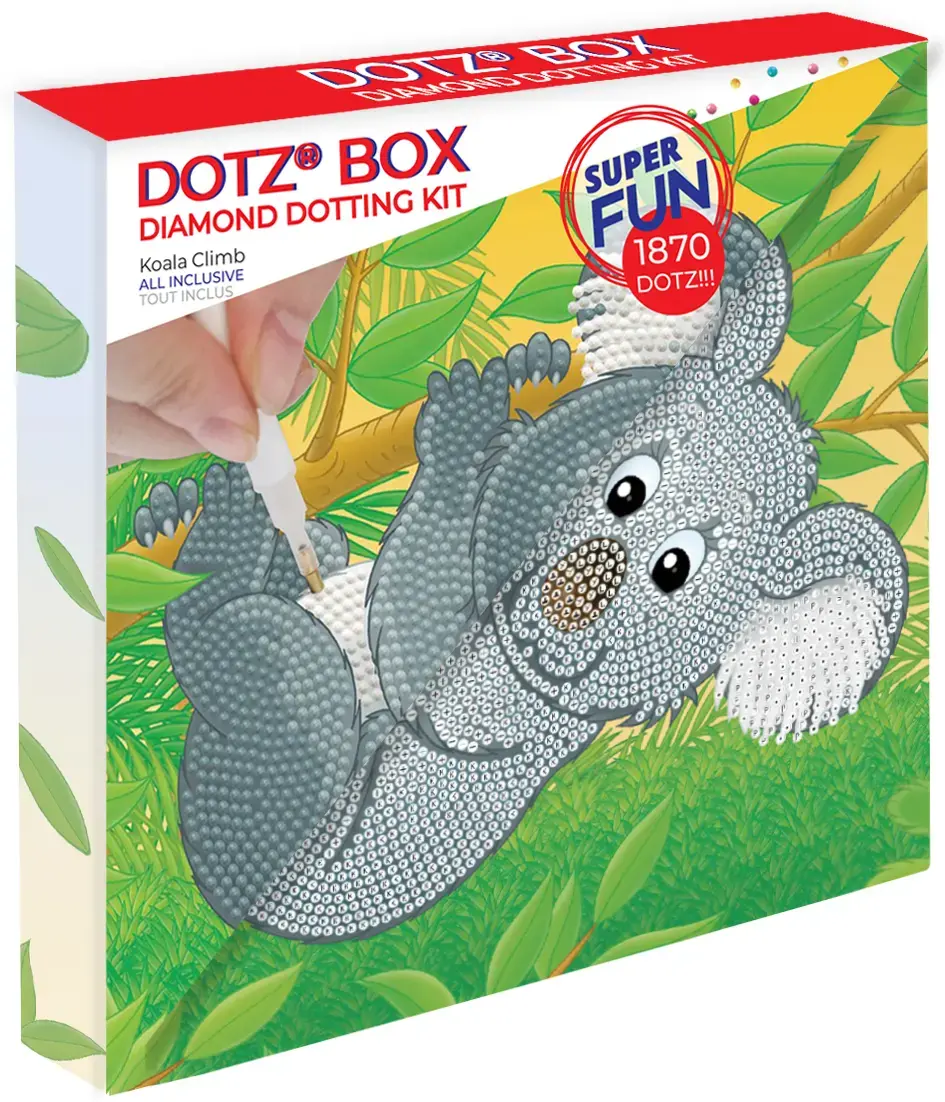 Diamond Dotz Koala Climb dimanta krāsošanas komplekts Photo 3