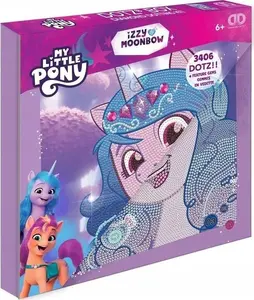 Diamond Dotz cross-stitch kit My Little Pony Izzy Moonbow, 280×280 mm, for ages 6+