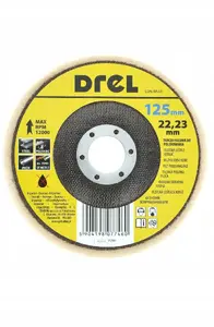 Pulēšanas filca ritenis Drel CON-RP-63 125 x 22,23 x 6 mm