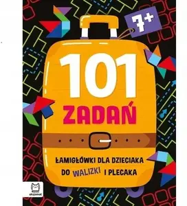 Puzzle Book Aksjomat 101 Tasks — Brain Teasers for Travel and Backpacking, Age 7+