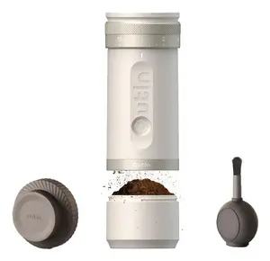 Burr coffee grinder OUTIN Outin Fino White — conical burr, 25 g capacity, Ø 7.3 cm, 199 mm height, 0.69 kg