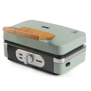 Sandwich maker Domo DO9276C, 1100 W, 2 sandwiches, Green/Sage
