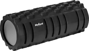Massage Roller with Protrusions Rebel Active RBA-3050-BK — EVA, 14×33 cm, black