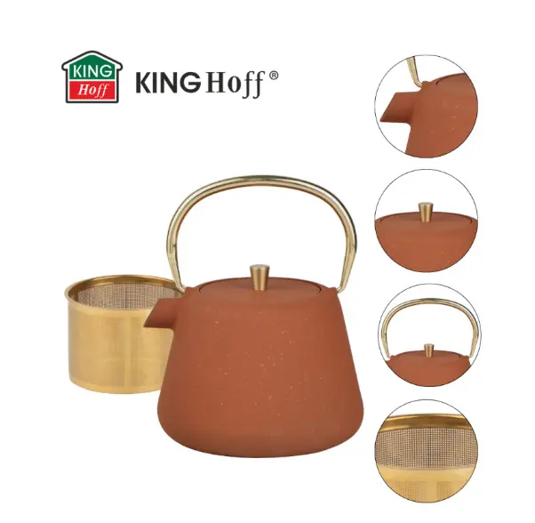 Cast Iron Teapot KingHoff KH-1934 Photo 4