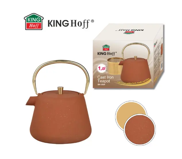 Cast Iron Teapot KingHoff KH-1934 Photo 5