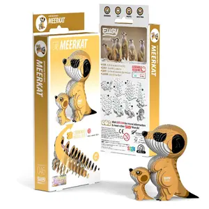 3D Puzzle Fat Brain Toys Eugy Meerkat — 41×46 mm, Animals, Age 6+