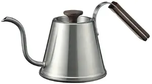 Gooseneck Drip Kettle HARIO Drip Kettle Walnut 600 ml