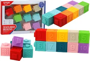 Educational Shape and Number Puzzle Blocks for Toddlers LEANToys (MPN 17945)