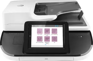 Flatbed & ADF Scanner HP Flow 8500 fn2 — 600 x 600 DPI, ADF 150-sheet, 3584 MB memory, 10,000 ppm duty