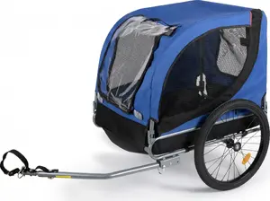Bicycle trailer BICYCLE GEAR uni — single‑axle passenger/cargo trailer, universal fit
