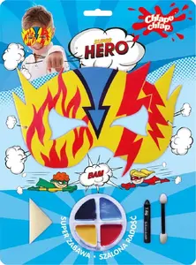 Chlapu Chlap SuperHero makeup set — foam mask and face paints
