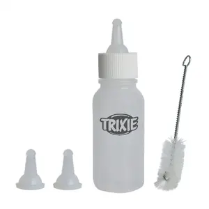 Dog drinking bottle Trixie 4193, 57 ml, white, for indoor/outdoor use