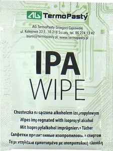 Cleaning wipes AG TermoPasty Kontakt IPA Wipes AG (AGT-181) — isopropyl alcohol cleaning wipes for electronic contacts