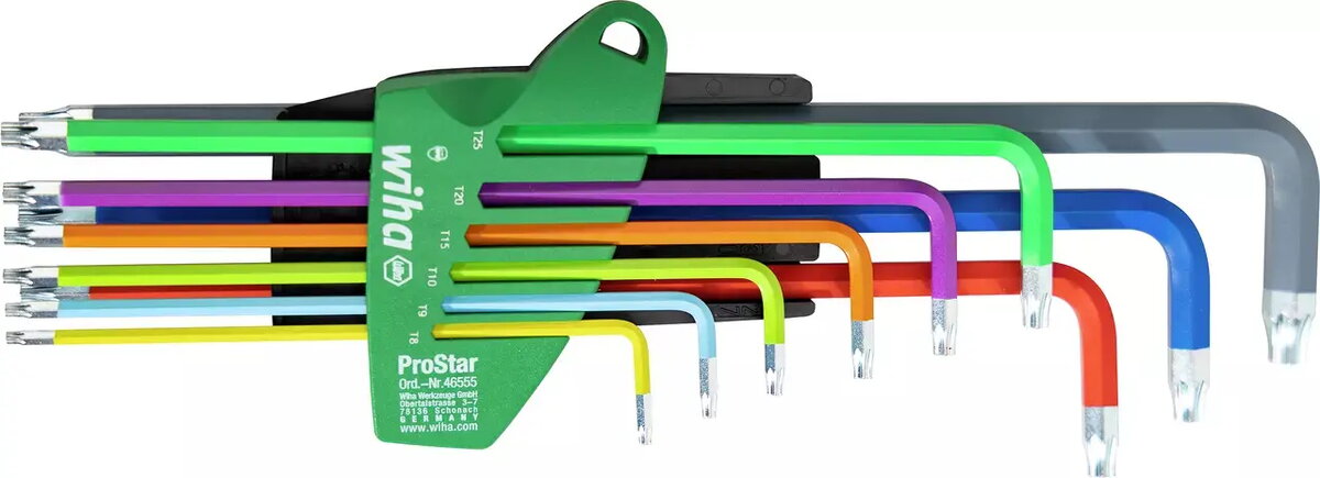 Wiha 46556 TORX atslēgu komplekts turētājā