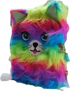 Блокнот st. majewski Pamiętnik z kłódką 3D "влочач" A5, 96 листов RAINBOW CAT