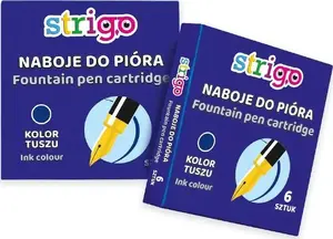 Ink Cartridges Strigo for Fountain Pens, Blue – model 370910