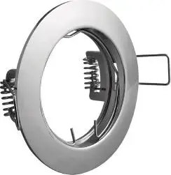 Ceiling spotlight GTV Parma chromed — model OP-PAST1-01, single adjustable recessed fixture