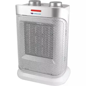 Ventilatora elektriskais sildītājs Descon DA-T184CS, 1500 W, sudraba