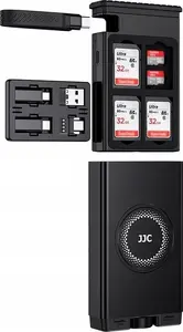 Card reader and case JJC MFCC-1 — SD/MicroSD (TF) to USB-C, USB 3.1 and MicroUSB, up to 300 MB/s