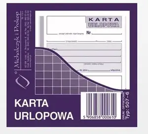 Leave card 2/3 A6 40 sheets Michalczyk & Prokop 507-6