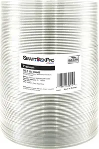 Бланковый CD-R SmartDisk 69825 Premium White Inkjet Printable 700MB 52x 80min 12cm 100 шт.