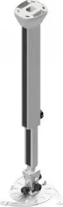 Ceiling projector mount EDBAK PMV300, adjustable drop 1000–1700 mm, white