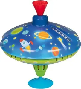 Spinning LED Top Goki Wirujący bączek LED (model 407940) — wooden spinning toy with integrated LEDs