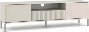 ТВ-тумба AutoTune RTV KAMARO 160 SLIM/GŁ KASZMIR — 160 см, узкий корпус, отделка кашмир