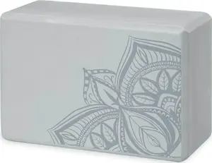 Yoga Block Gaiam Battleship Point 63681 — Foam Support for Poses