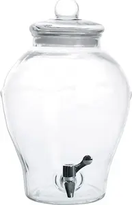 Glass Beverage Dispenser ORION 6.5L with Tap (model 123378)