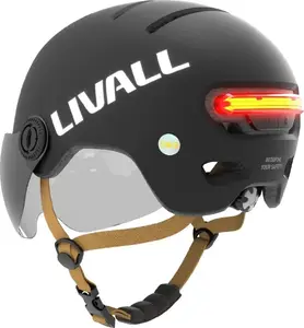 Городской шлем Livall L23 с козырьком, датчиком падения, SOS и встроенным светодиодом