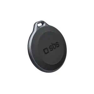 GPS-брелок (файндер) SBS TEFINDBTAPGOK — универсальный Bluetooth-найдер, батарея CR2032, чёрный, 70 г