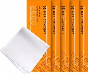 Microfiber Cleaning Cloths K&F Concept – Pack of 5, Soft Microfiber for Electronics and Optical Surfaces