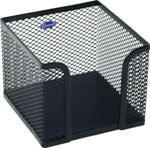 Desk paper tray Grand GR-043 black metal mesh organizer for documents
