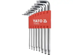 Набор ключей Torx YATO YT-05123, 8 предметов, набор Torx-ключей