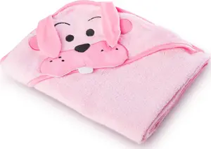 Bath Wrap Sensillo Water Friends Rabbit Pink – baby bath towel with hood