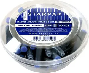 Starpak uzpildes patronas pildspalvām 50 gab. STARPAK NABOJE