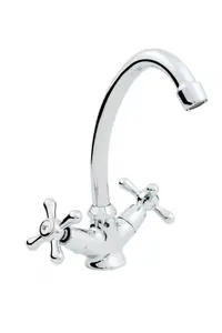 Кухонный смеситель Hydroland B205 Retro напольный, хром