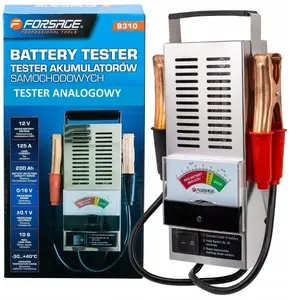 Akumulatoru testeris Forsage F-8310 – analoga 12 V, 125 A, paredzēts līdz 200 Ah akumulatoriem