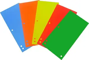 Cardboard dividers D.Rect 1/3 A4 green 100 pcs