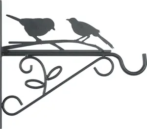 Wall-mounted steel bird feeder bracket ZOLUX model 170588 for garden bird feeders